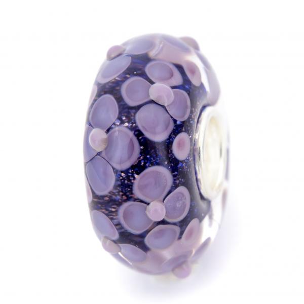 Summer Night Flowerfield - Elfbeads Glass